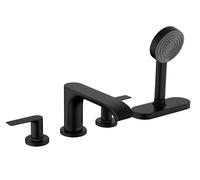 Hansgrohe Vivenis - Mitigeur sur le bord de baignoire, installation 4 trous, Sbox, noir mat 75444670