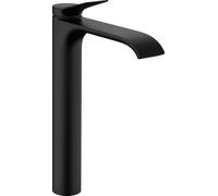 hansgrohe Vivenis 250 mitigeur lavabo 75040670 pour lavabos, avec tirette garniture de vidange , noir mat