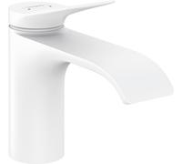 hansgrohe Vivenis robinetterie de lavabo à levier unique 80, avec vidage à tirette, portée 133mm, 75010700, Couleur: blanc mat