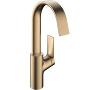 Hansgrohe Vivenis - Mitigeur d'évier avec bec pivotant, EcoSmart, bronze brossé 75032140