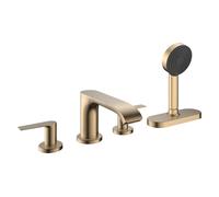 hansgrohe Vivenis Robinetteries de bord de baignoire 4 trous avec sBox, 75444140, Couleur: Bronze brossé