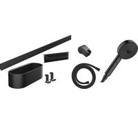 hansgrohe WallStoris Bundle set complet Pomme de douche 105 3 jets Activation économe en eau, barre de douche 70 cm et set daccessoires, 24291670