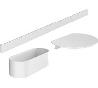 Hansgrohe Kit d'accessoires WallStoris 3 pièces sans perçage blanc mat 27966700