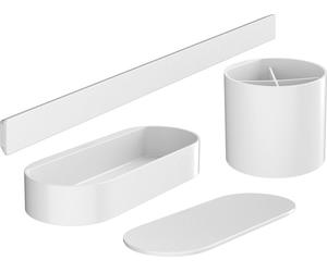 HANSGROHE WallStoris Ensemble d'accessoires pour la salle de bains blanc mat