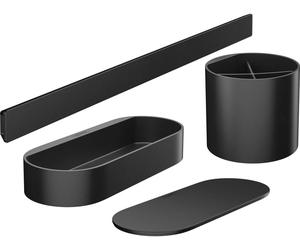 HANSGROHE WallStoris Ensemble d'accessoires pour la salle de bains noir mat 27968670