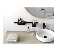 hansgrohe WallStoris kit de salle de bain, 27968670, Couleur: noir mat