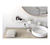hansgrohe Ensemble de salle de bain WallStoris 27968700 en plastique, blanc mat