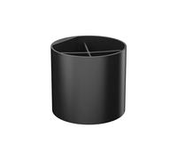 Hansgrohe Gobelet WallStoris 27921670 – à compartiments avec cloison, d 126 mm, noir mat