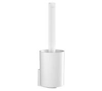 hansgrohe WallStoris - Porte-brosse WC, Brosse WC, Brosse toilette, Accessoire salle de bain sans percage, Blanc mat, 27927700