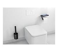 Hansgrohe Set de toilette WallStoris 27969670 – 2 pièces sans perçage – Noir mat