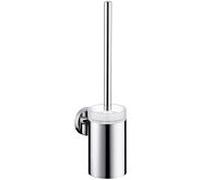 hansgrohe WC - garniture de toilette Logis 40522000 chromé , avec chromé verre de cristal