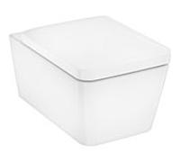 Hansgrohe EluPura Q cuvette wc avec abattant à descente lente suspendue oui blanc brillant 60293450
