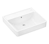 hansgrohe Xanuia Q lavabo 60239450 550x480 mm, sans trou pour robinetterie, avec trop-plein, sol, blanc