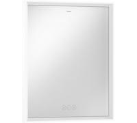 hansgrohe Xarita E miroir, éclairage LED avec capteur tactile capacitif, 600x50x700mm, blanc mat, chauffage du miroir, 54988700