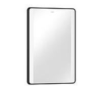 hansgrohe Xarita Lite Q miroir 54961670 avec éclairage latéral LED, noir mat, L 500 x H 700 x P 30 mm, 14 W