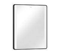 hansgrohe Xarita Lite Q miroir 54962670 avec éclairage latéral LED, noir mat, L 600 x H 700 x P 30 mm, 14 W