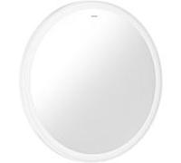 hansgrohe Xarita Lite Q miroir 54966700 avec éclairage LED rond, blanc mat, L 700 x H 700 x P 30 mm, 20 W