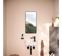Hansgrohe Xarita Lite Q miroir 36x70 cm rectangulaire avec éclairage noir 54968670