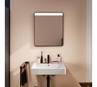 Hansgrohe Xarita Lite Q miroir 60x70 cm rectangulaire avec éclairage oui noir 54970670