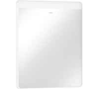 hansgrohe Xarita Lite Q miroir 54957700 avec éclairage LED horizontal, blanc mat, L 600 x H 700 x P 30 mm, 6 W
