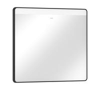Hansgrohe Miroir Xarita Lite Q 80×70 cm – éclairage LED horizontal, noir mat – 54958670