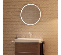 Hansgrohe Miroir Xarita S Ø 70 cm Éclairage LED Capteur infrarouge Chauffage Blanc mat 54991700
