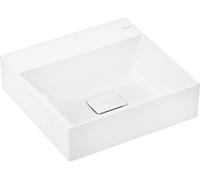 hansgrohe Xelovos E Lave-mains, sans trop-plein, 500x480mm, SmartClean, poncé, avec vidage, 61091450, Exécution: sans trou de robinet