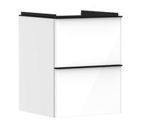 Hansgrohe Xelu Q armoire 48x49.5x60.5 cm sous-lavabo suspendu blanc-noir 54019670
