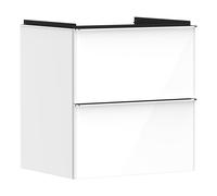 Hansgrohe Xelu Q armoire 58x49.5x60.5 cm sous-lavabo sur pied blanc-chrome 54023000