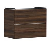 Hansgrohe Xelu Q armoire 78x49.5x60.5 cm sous-lavabo suspendu noyer-chrome 54030000