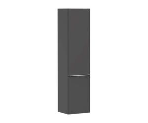 Hansgrohe Xelu Q - Armoire haute, 40x165x35 cm, 2 portes, charnières à gauche, gris mat/blanc mat 54136700