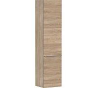 hansgrohe Xelu Q armoire haute 54141000 370x400x1650mm, charnière de porte à droite, chêne naturel, chromé