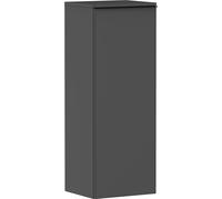 Hansgrohe Xelu Q Armoire mi-Haute, 400x350, 1 Porte, charnières à Gauche, 2 étagères en Verre, 54128670, Couleur: Gris Diamant Mat