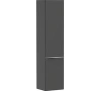 hansgrohe Xelu Q Armoire mi-haute, 400x350x1650, 2 portes, charnières à droite, 3 étagères en verre, 54140700