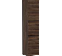 hansgrohe Xelu Q Armoire mi-haute, 400x350x1650, 2 portes, charnières à gauche, 3 étagères en verre, 54138670