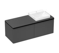 hansgrohe Xelu Q console 54098910 1360 x 550 mm, découpe à droite, 540 x 480 mm, gris diamant mat