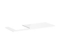 Hansgrohe Xelu Q plan de travail suspendu 136x55 cm blanc 54097050
