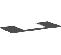 Hansgrohe Plan de travail suspendu Xelu Q 118 x 55 cm découpe 600 x 480 mm Gris diamant mat 54111910