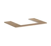 hansgrohe Xelu Q console 54094230 780 x 550 mm, découpe 500 x 480 mm, chêne naturel