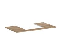 Hansgrohe Plan de travail Xelu Q suspendu 980×550 mm découpe 500×480 mm Chêne naturel 54095230