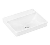 hansgrohe Xelu Q lavabo 61017450 600x480mm, sans trou pour robinetterie/trop-plein, SmartClean, blanc