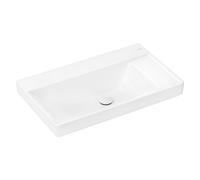 hansgrohe vasque à poser Xelu Q 800x480mm, sans trou pour robinetterie/trop-plein, sol avec étagère à droite, blanc