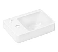 hansgrohe Xelu Q lave-mains avec tablette à gauche, 1 trou pour robinet, sans trop-plein, 360x250x80mm, blanc, 60315450