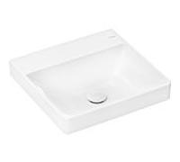 hansgrohe Xelu Q Lave-mains à poser, sans trop-plein, poli, 500x480mm, blanc, 61015450, Couleur: Blanc/sans robinetterie