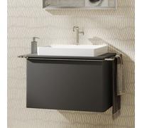 hansgrohe Xelu Q meuble sous-vasque 54055000 780x485x550mm, avec tiroir, gris diamant mat, chromé