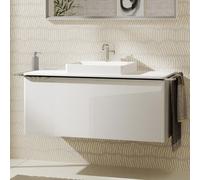 hansgrohe Xelu Q meuble sous-vasque 54062000 1180x485x550mm, tiroir, blanc brillant, chromé