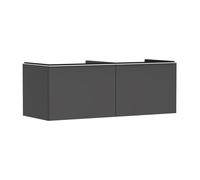 hansgrohe Xelu Q meuble sous-vasque 54067700 1360x485x550mm, 2 tiroirs, gris diamant mat, blanc mat