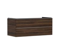 hansgrohe Xelu Q meuble sous-vasque 54085000 1180x485x550mm, 2 tiroirs, noyer foncé, chromé