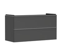 hansgrohe Xelu Q meuble sous-vasque 54036000 1180x605x475mm, 2 tiroirs, gris diamant mat, chromé