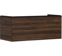hansgrohe Xelu Q meuble sous-vasque 54065670 1180x485x550mm, tiroir, noyer foncé, noir mat